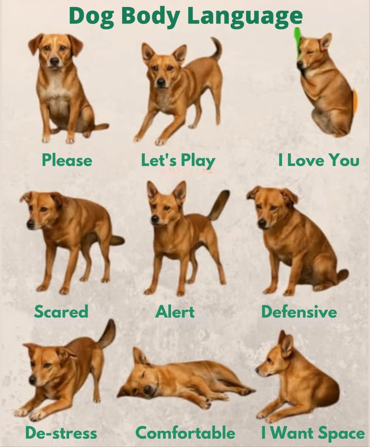 Dogs are social creatures that communicate effectively through their body language. Through their posture, tail, ears, eyes, and mouth, dogs can convey a wide range of emotions and intentions. In this article, well examine dog body language and what it can mean.
Posture
A dogs posture can reflect its emotional state and intentions.
– Relaxed posture: A dog that feels calm and comfortable will adopt a relaxed posture, with its head and tail in a neutral position.
– Alert posture: A dog that is alert will appear more upright, with its head and tail raised.
– Defensive posture: A dog that feels threatened will adopt a more rigid posture, with its head and tail down.
Tail
A dogs tail is a key indicator of its emotional state.
– High tail: A high tail usually indicates confidence and happiness.
– Low tail: A low tail can signal submission.
 – Wagging tail: A tail that moves from side to side can express excitement or enthusiasm.
Ears
A dogs ears also reveal its emotional state:
– Ears forward: Indicates attention and interest.
– Ears back: May signal fear.
– Floppy ears: Suggest sadness.
Eyes
A dogs eyes are a reflection of its emotional state and intentions.
– Bright eyes: Indicate happiness and enthusiasm.
– Dull eyes: May signal sadness.
– Steady eyes: Indicate attention and interest.