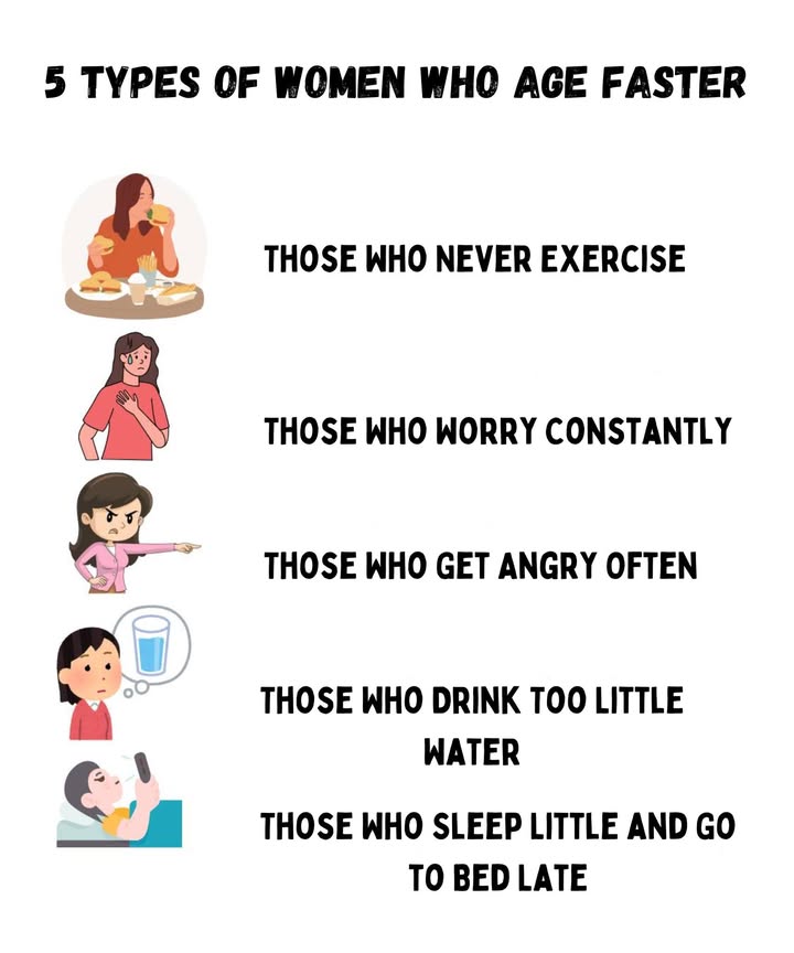 5 Types of Women Who Age Faster
The body and mind retain the memory of every habit.