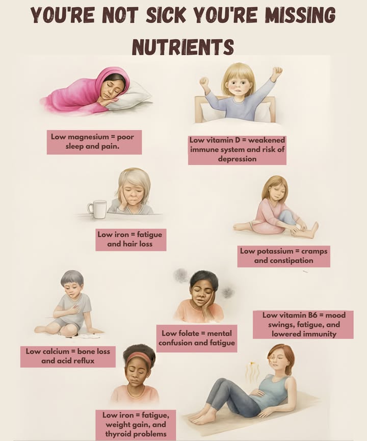 Youre not sick – youre lacking nutrients