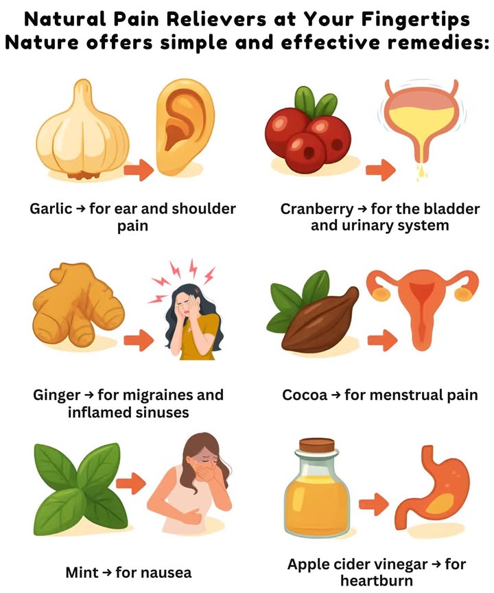 Natural pain relievers at your fingertips 
A small natural kit to relieve everyday aches and pains