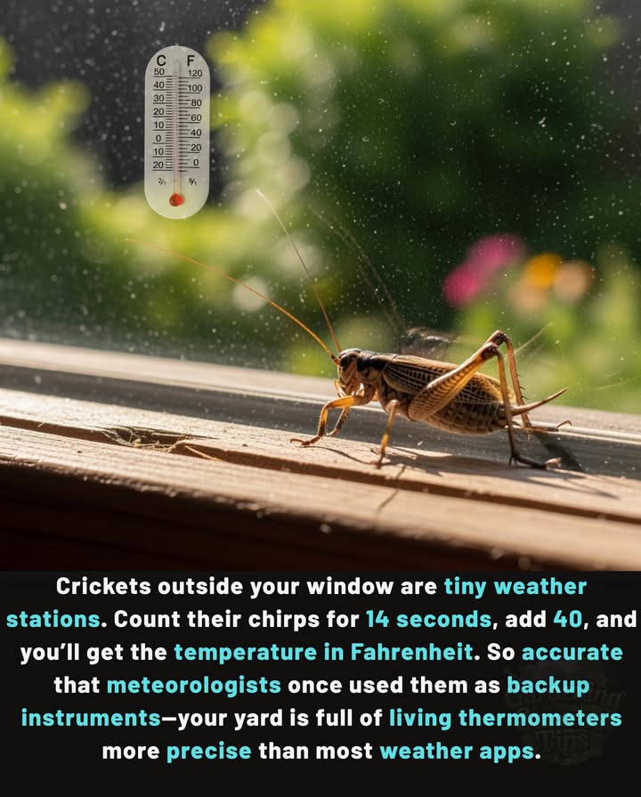 Crickets Are Natures Thermometers