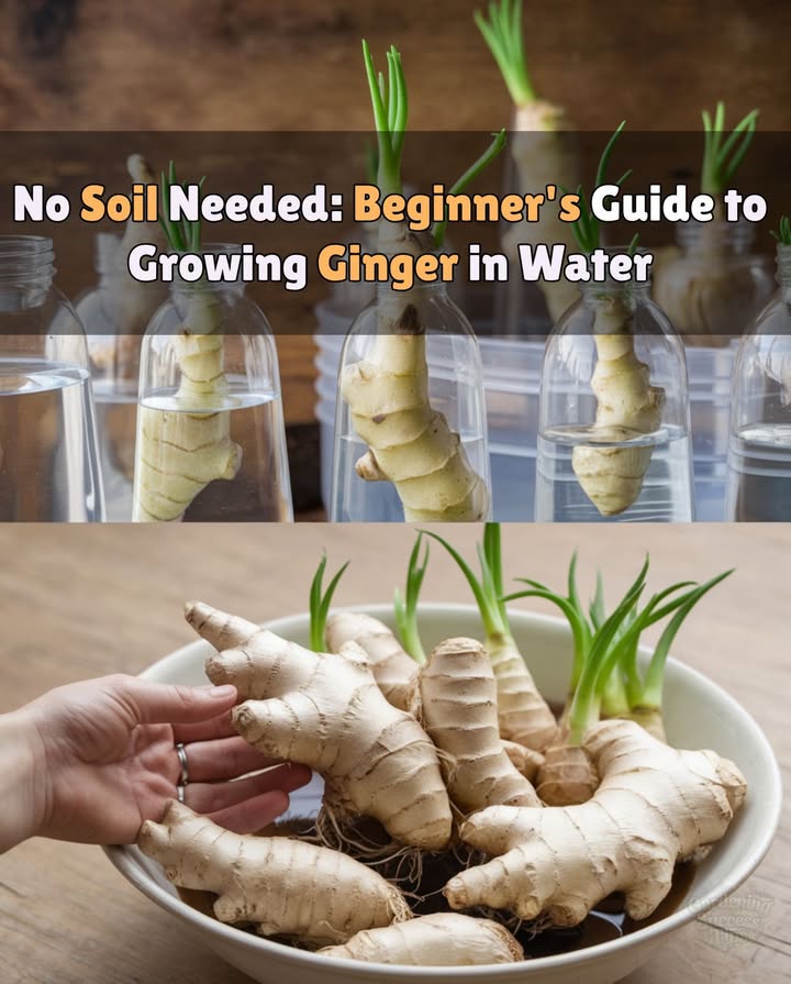 Grow Ginger in Water: A Beginners Guide!

蓼 What Youll Need:
– Fresh Ginger Rhizome with eyes
– Shallow Container glass preferred
– Room-Temperature Water
– Indirect Sunlight

華 Steps:
1. Choose Healthy Ginger: Look for organic ginger with plump eyes.
2. Soak: Rehydrate in water for 812 hours.
3. Setup: Place ginger, eyes up, half-submerged in water.
4. Light: Keep in bright, indirect sunlight.
5. Water: Change every 34 days to prevent mold.
6. Watch: Roots and shoots will grow in 12 weeks.

 Optional: Once rooted, leave in water or transplant to soil. Happy growing!